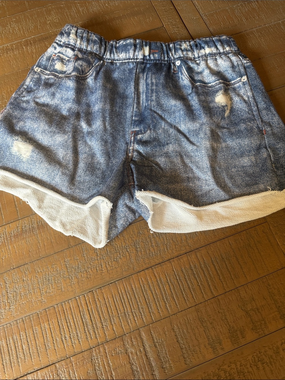 BlankNYC sweatpant jean shorts